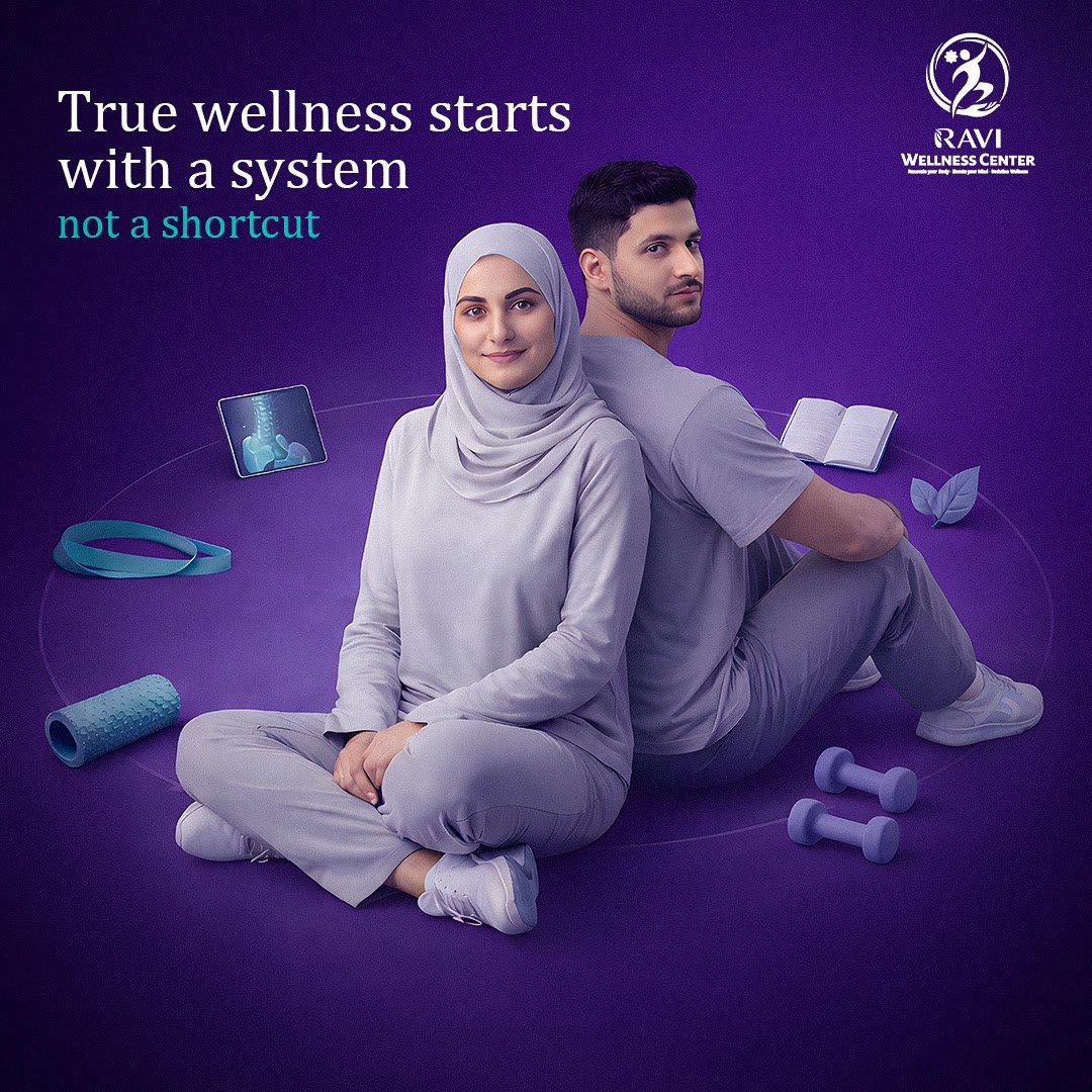 RAVI Wellness Center: social media design by Digital Jungle, no. 2
